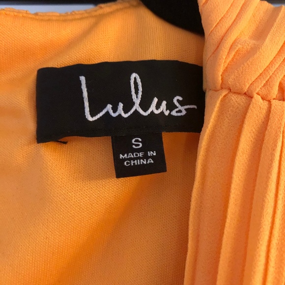 Lulus - Orange Cutout Maxi Dress - Picture 5 of 6